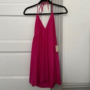 Margo Halter Shift Dress in Pink